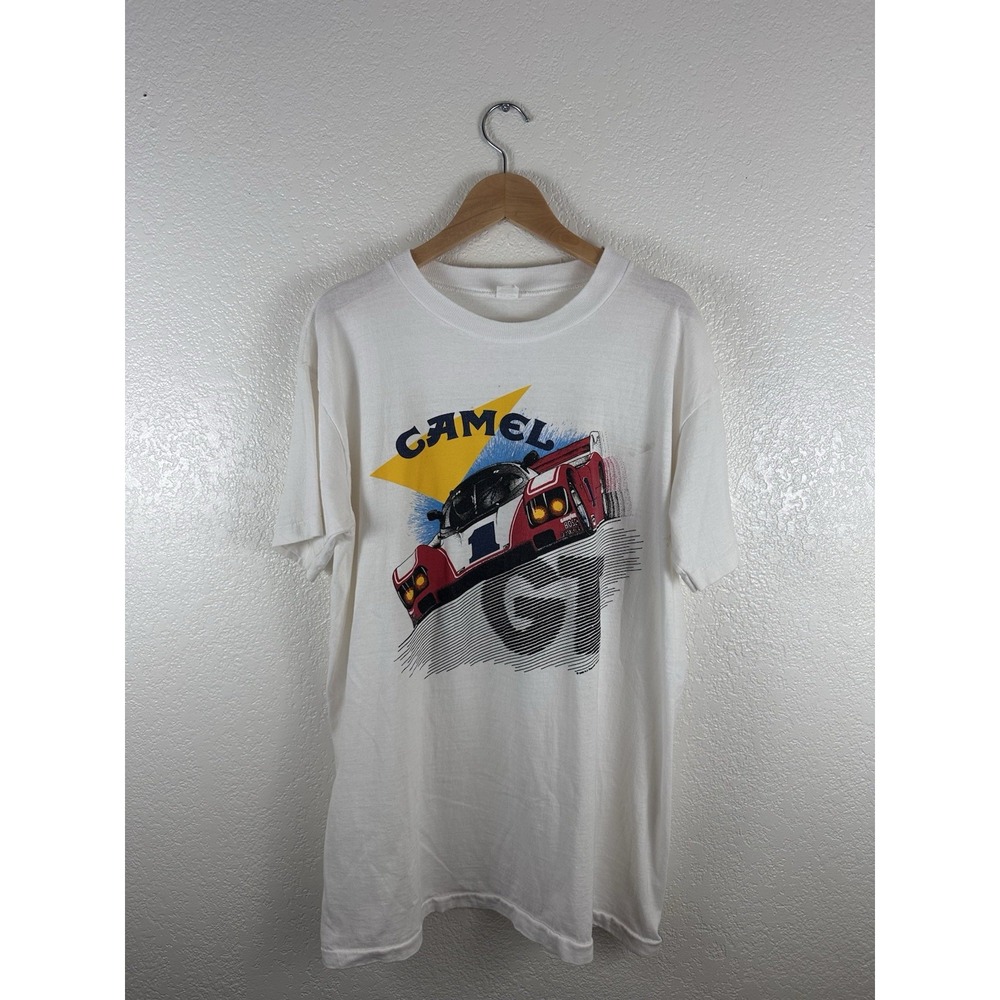 Vintage 1988 Camel GT Racing T-Shirt Size XL – Made in USA